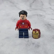 Lego Tony Stark Minifigure Marvel 76196