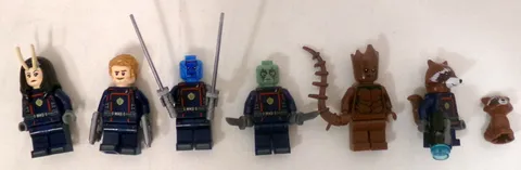 LEGO Marvel Guardians Of The Galaxy Team Lot Star Lord Groot Drax Nebula Rocket