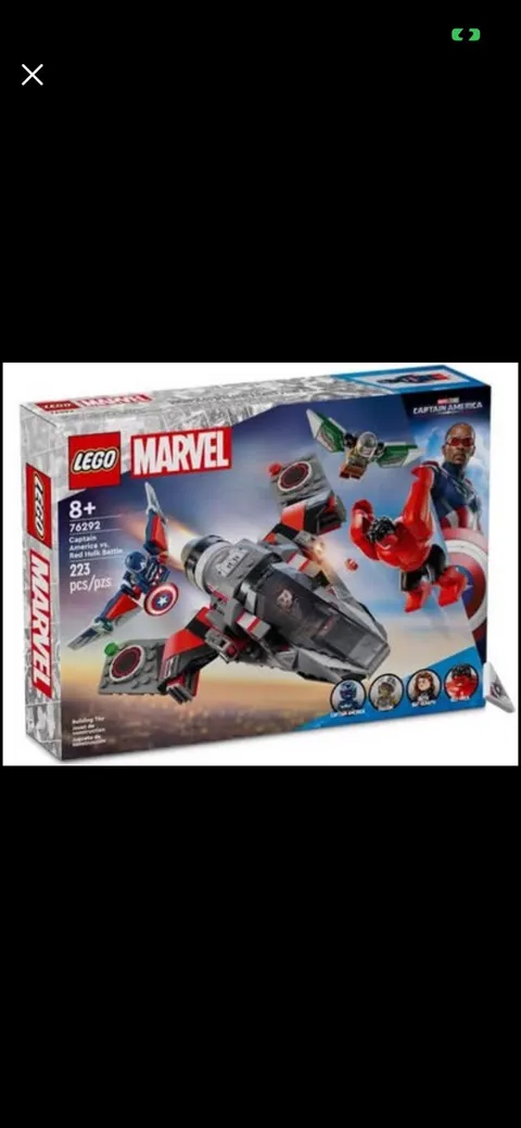 New LEGO Marvel Captain America Red Hawk Battle Hero