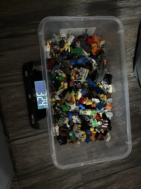 2+ lbs Assorted LEGO Minifigures, Parts, Accessories, and More