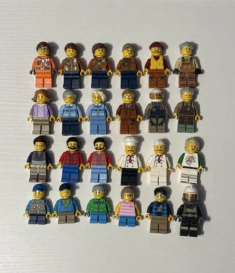 LEGO Minifigure Big Lot Hidden Side And City Figures & More
