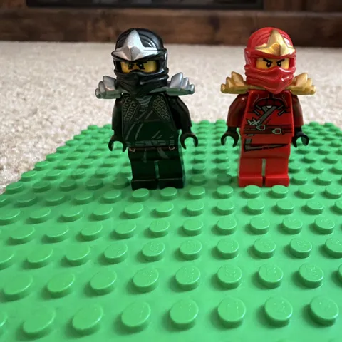 LEGO Ninjago Kai ZX Cole ZX Minifigure Lot 2012 Shoulder Armor Retired