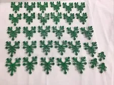 Lego 32 Pieces City / Friends 6x5 Large Green Plants Leaf / Tree Leaves Parts