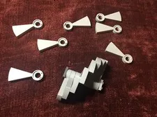 Y Lego Lot 15 Light Bluish Gray Spiral Stairs & Case 40243 7783 Batcave 40244