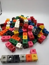 150 + Piece Lot Lego Linking Cubes Pre-owned