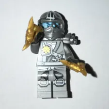 Lego Ninjago Zane (Jungle Robe) Tournament of Elements Figure (with shuriken)