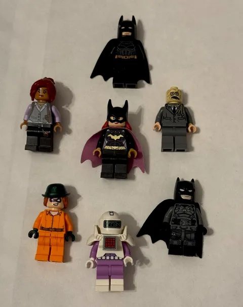 LEGO DC Batman Minifigure Lot RARE BATGIRL INCLUDED 7 RETIRED FIGS