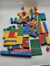 Lego Duplo Lot Of 250  Bricks Blocks Pieces W. Figures 