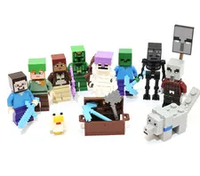 LEGO Minecraft Minifigure Lot Genuine Adventure Figures Animals & Accessories