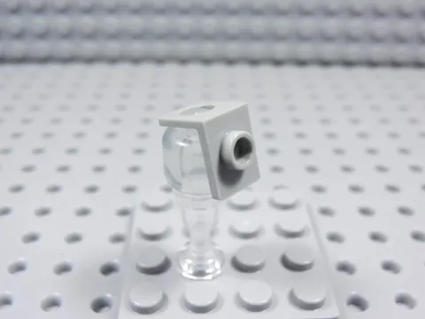 LEGO Light Bluish Gray 1x1 Neck Bracket Accessory Minifig BU