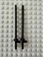 LEGO Minifigure, Weapon Lance 3849 Black Qty 2