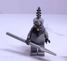 LEGO brick Star Wars 8085 TAI-SEN Minifigure Allen Tlaz Male Chieftain + Spear