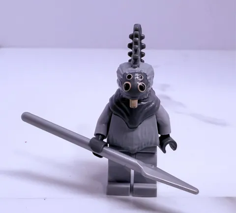 LEGO brick Star Wars 8085 TAI-SEN Minifigure Allen Tlaz Male Chieftain + Spear