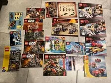 Lego Manual Lot Star Wars Indiana Jones Speed Racer Exo Force Elves Knights +