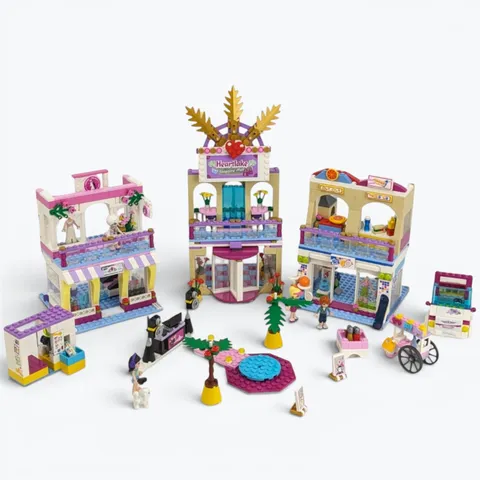 Lego 41058 Friends Heartlake City Heartlake Shopping Mall 2014 Retired Pre-owned