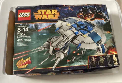 LEGO Star Wars: Droid Gunship 75042 Incomplete Sealed bags 2 4 & 5 w/ box