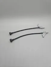 LEGO 6425 Duplo Black Fire Hose  Fuel Line Gray Nozzle Lot Of 2