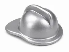 LEGO Minifigure, Headgear Metallic Silver Fire Helmet