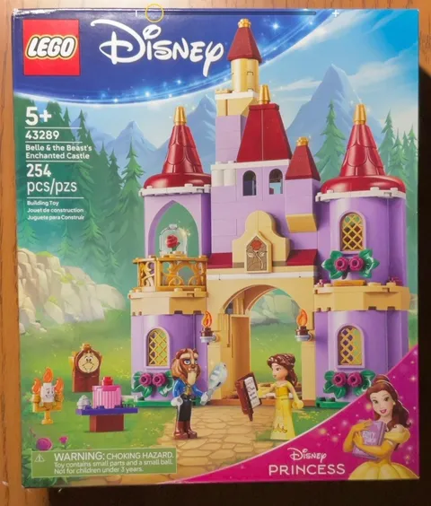 LEGO Disney Princess 43289 Belle & the Beast's Enchanted Castle NIB 254 pcs