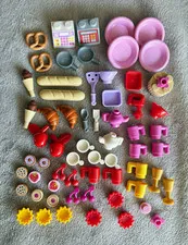 LEGO Cafe Minifigure Accessories Bakery Food Dishes Cups Pink Friends