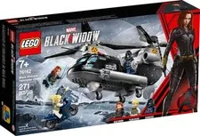 LEGO Marvel 76162 Black Widow Helicopter Chase Building Set New