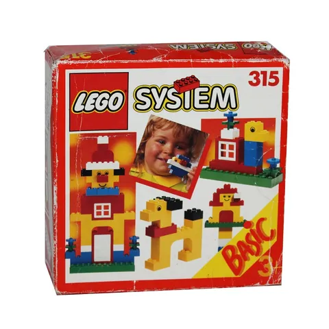 Vintage Lego System 315 BASIC 3 Box