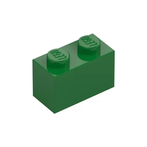 LEGO 50x Green Brick 1 x 2 inv.590