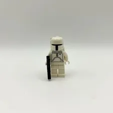 2010 LEGO Star Wars White Prototype Boba Fett 30th Anniversary ESB Loose