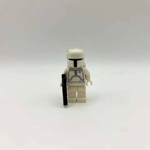 2010 LEGO Star Wars White Prototype Boba Fett 30th Anniversary ESB Loose