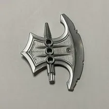 LEGO Large Figure Battle Axe Head 54178 Pearl Light Gray