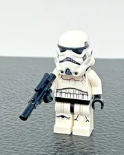 LEGO STAR WARS IMPERIAL STORMTROOPER with BROWN HEAD MINIFIGURE