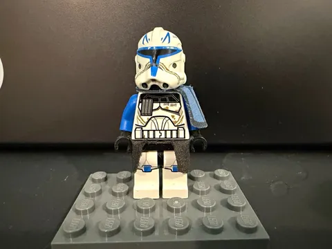 RARE LEGO Star Wars Captain Rex Phase II Slight Wear, No Torso Cracks