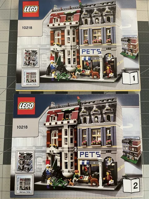 LEGO. Creator. Pet Shop (10218). Instructions Only! Books 1 and 2.  Used.