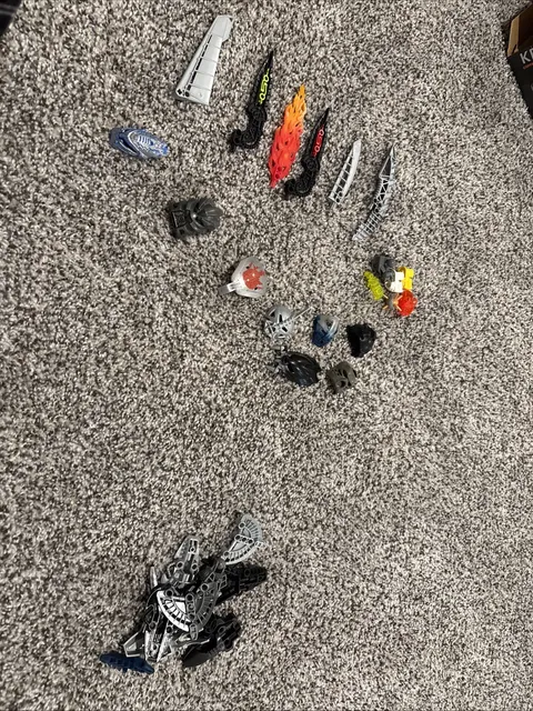 Lego Bionicle Masks and other Pieces Lot