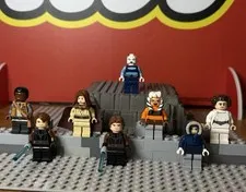 LEGO Star Wars Minifigure Lot 8 Asajj Ahsoka Anakin Leia Obi-Wan Finn