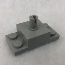 LEGO 30592 Light Bluish Gray Brick, Modified 2 x 2 W/ Top Pin (x1)