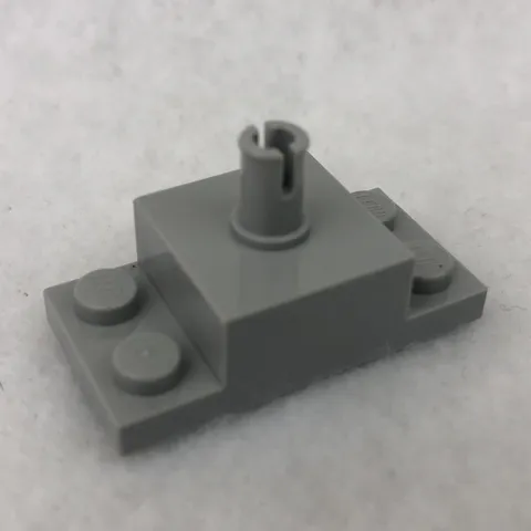 LEGO 30592 Light Bluish Gray Brick, Modified 2 x 2 W/ Top Pin (x1)