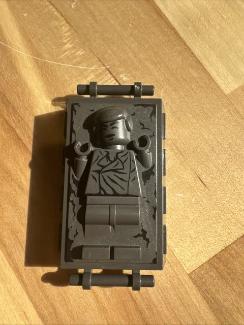 LEGO Han Solo in Carbonite custom printed gray decoration element Star Wars