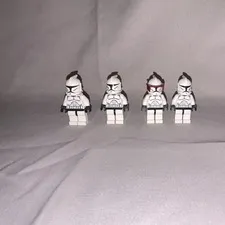 LEGO Star Wars Clone Trooper Minifigure Lot of 4 Plastic Figures