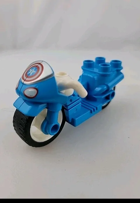 LEGO DUPLO marvel  Captain AMERICA Motorcycle Bike Cycle 