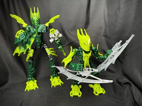 LEGO BIONICLE 8980 Gresh Glatorian & 7117 Gresh Bionicle STARS Complete Figures