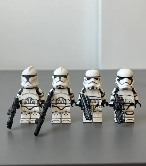 Custom Lego Star Wars Clone Trooper Stormtrooper Minifigure Lot Phases 1-4