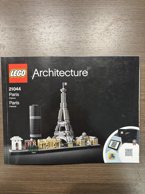 Lego Architecture Paris 21044 Instruction Manual Book Only