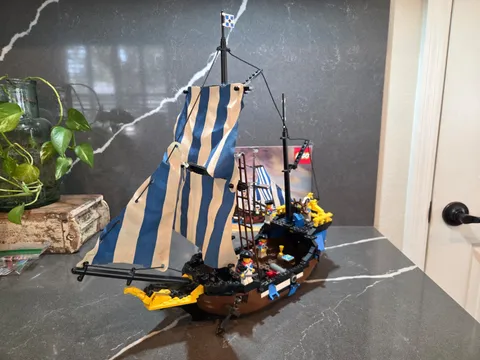 LEGO 6274 Pirates Caribbean Clipper 100% Complete Verified w/Manual 1989 Vintage