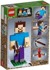LEGO Minecraft: Minecraft Steve BigFig with Parrot: 21148 (Not in Original Box)