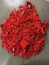 LEGO Red Bulk Specialty Plate Brick 1 Lb 14 Oz