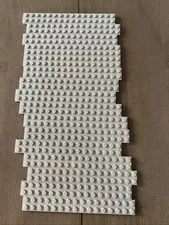 Lego 4282 Light Bluish Gray Plate  2x16 - 16 Pieces