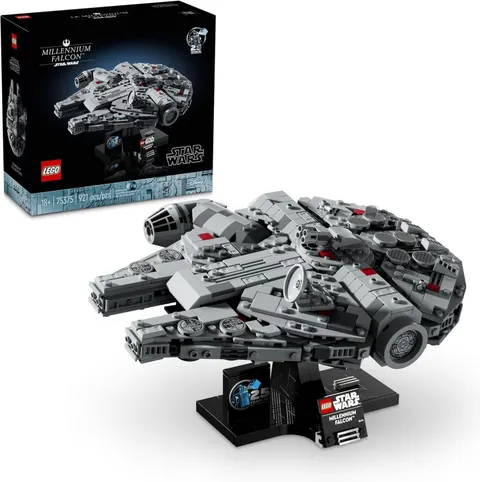 LEGO Star Wars Millennium Falcon 25th Anniversary Collectible, 18+ - 75375