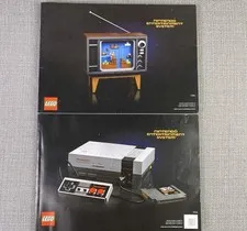 LEGO 71374 NES Nintendo Entertainment System INSTRUCTION MANUALS ONLY, NO BRICKS