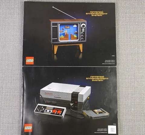 LEGO 71374 NES Nintendo Entertainment System INSTRUCTION MANUALS ONLY, NO BRICKS